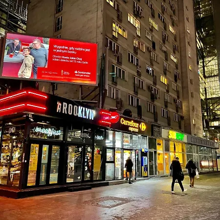 Super Apartament Green Rondo Onz Metro Nowe Wifi 300 Mb/S Aircondition Netflix Spotify Warschau Exterior foto