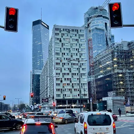 Super Apartament Green Rondo Onz Metro Nowe Wifi 300 Mb/S Aircondition Netflix Spotify Warschau Exterior foto