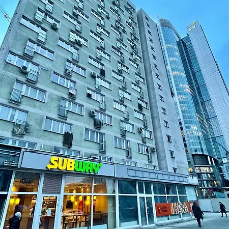 Super Apartament Green Rondo Onz Metro Nowe Wifi 300 Mb/S Aircondition Netflix Spotify Warschau Exterior foto